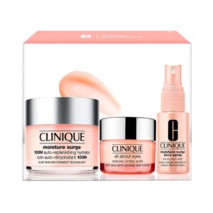 Clinique 水磁場三件套裝 (水磁場面霜125ml、保濕噴霧30ml)、眼霜15ml)