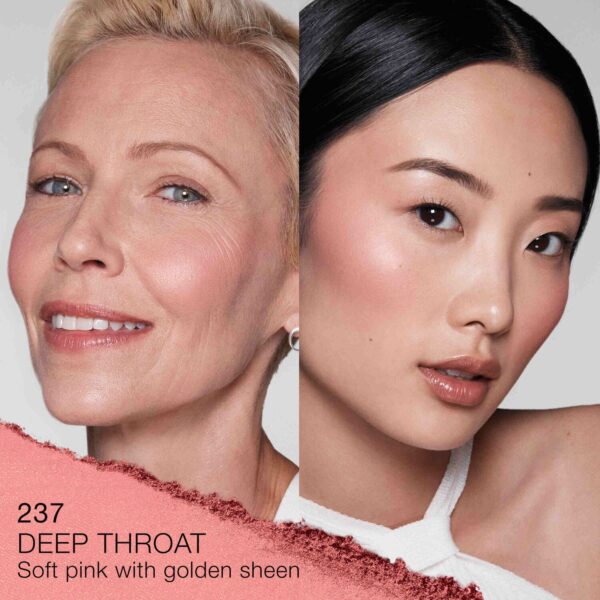 NARS 胭脂 237 DEEP THROAT 柔和粉紅色帶金色光澤 4.8g - Image 2