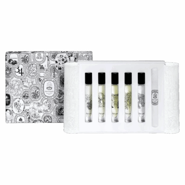 Diptyque 淡香水禮盒套裝 (杜桑、影中之水、玫瑰、感官之水、希臘無花果) 7.5ml x 5