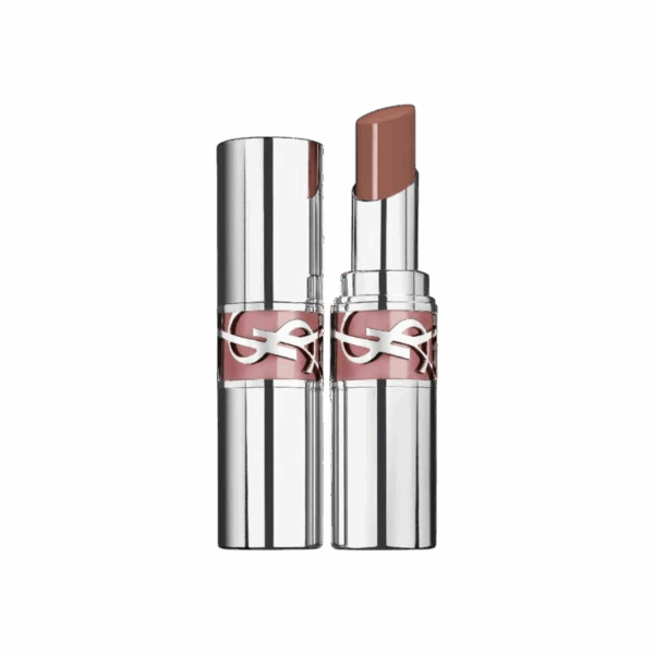 YSL 銀粉管 情迷水光唇膏 #201 裸調玫瑰