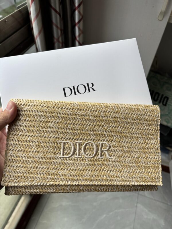 Dior 夏日編織化妝包 - Image 2