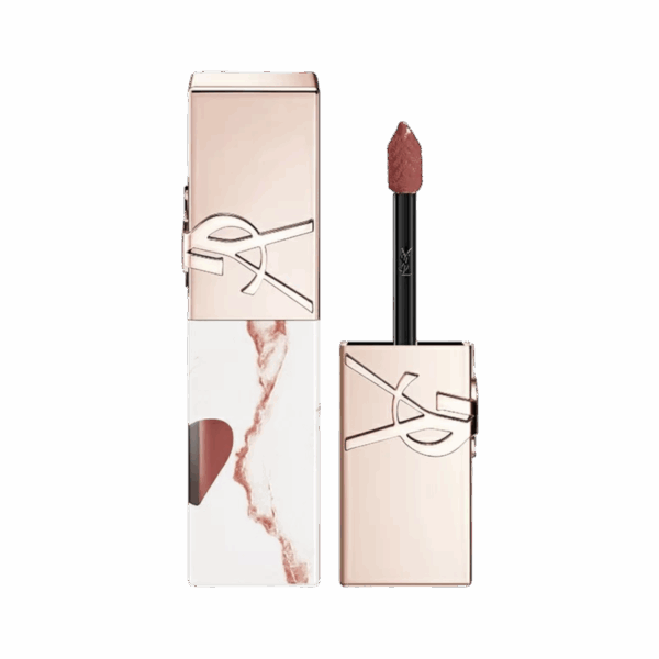 YSL 2025七夕限量版 THE INKS 愛心漆亮唇釉 #610 蜜桃烏龍