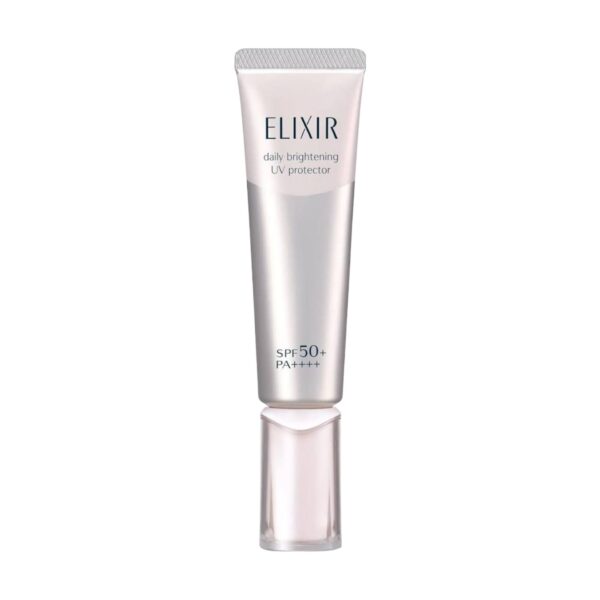 Shiseido ELIXIR 膠原亮白淨斑妝前防曬底霜 (銀管) SPF50+ PA++++ 35ml