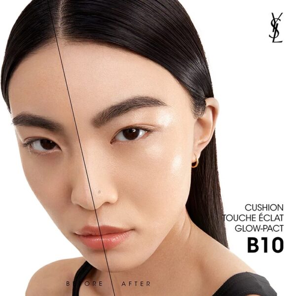 YSL 2025七夕限量版 明彩輕透亮肌氣墊粉底 #B10 - Image 3