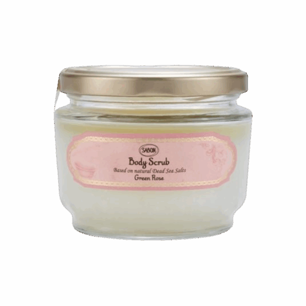 Sabon 翠綠玫瑰死海鹽淨化修護身體磨砂 320g