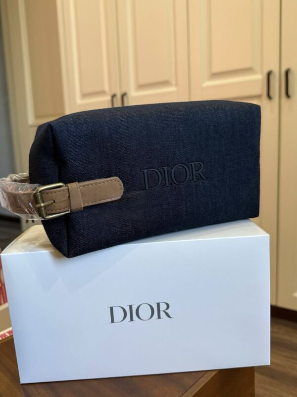 Dior Beauty 2025年新款牛仔布化妝袋 - Image 2
