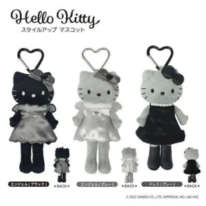 [日本預訂 超難買] 長腿 Hello Kitty 最新黑天使掛飾