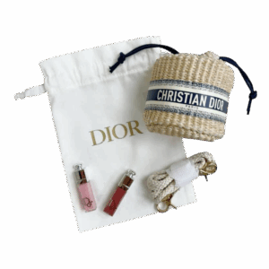 Dior 隨機唇蜜連編織小廢包套裝
