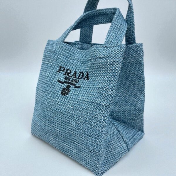 Prada Beauty 編織寶藍色贈品袋 - Image 3