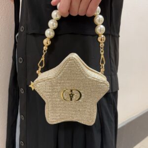 Dior 2025年聖誕星星袋配珍珠鏈