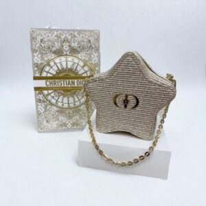 Dior 2025年聖誕星星袋配32cm金鏈