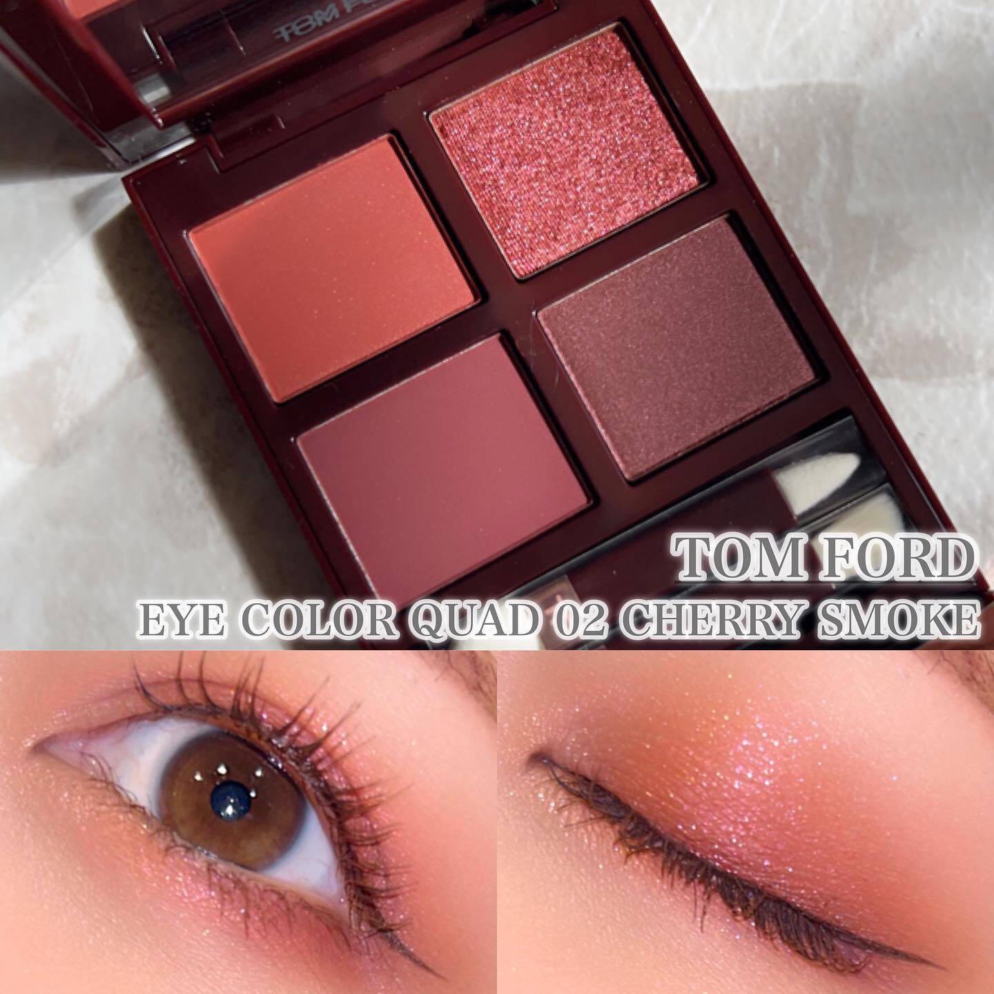 TOM FORD 幻魅四色眼影盤 #02 CHERRY SMOKE - Image 4