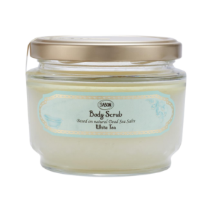 Sabon 白茶清韻死海鹽淨化修護身體磨砂 600g (連木匙)