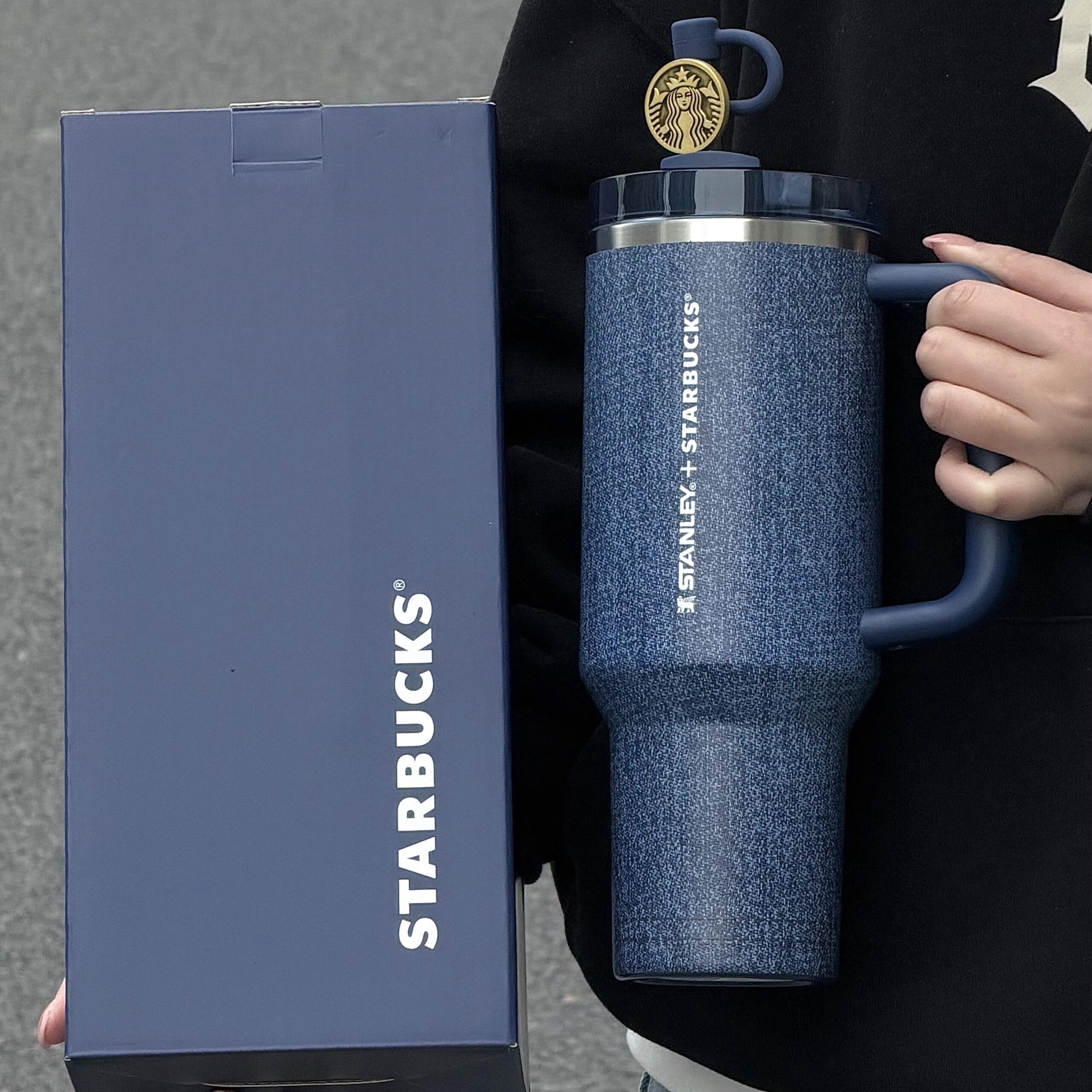 Stanley x Starbucks 牛仔系列不銹鋼吸管杯 1183ml