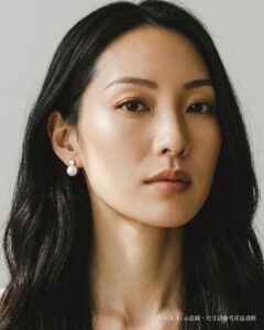 5-6mm 天然淡水珍珠莫桑石簡約耳環