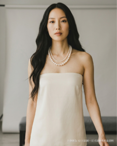 天然淡水珍珠雙鏈頸鏈