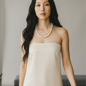 天然淡水珍珠雙鏈頸鏈