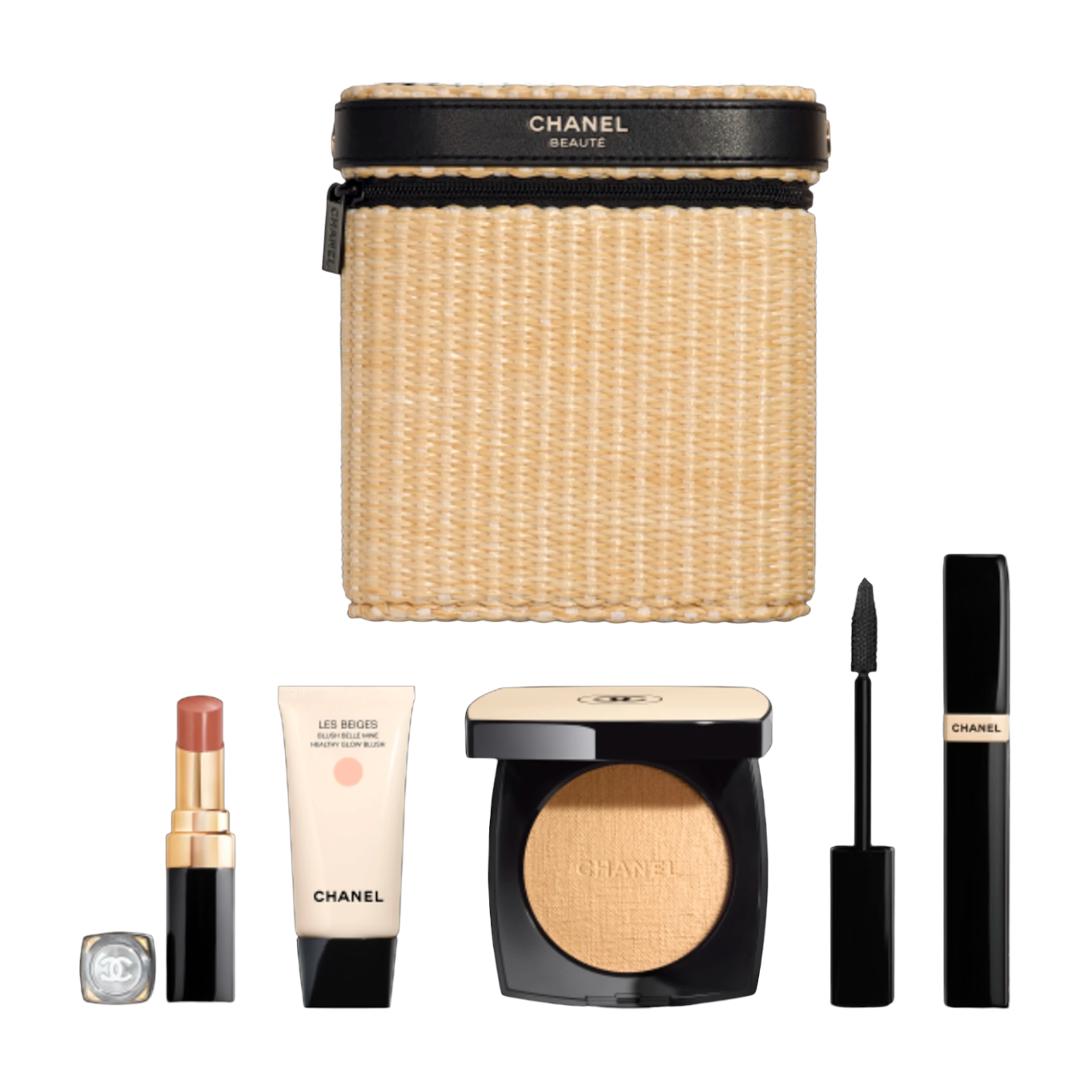 Chanel 日本限定LES BEIGES 自然亮肌夏日必備之選 竹編彩妝組合